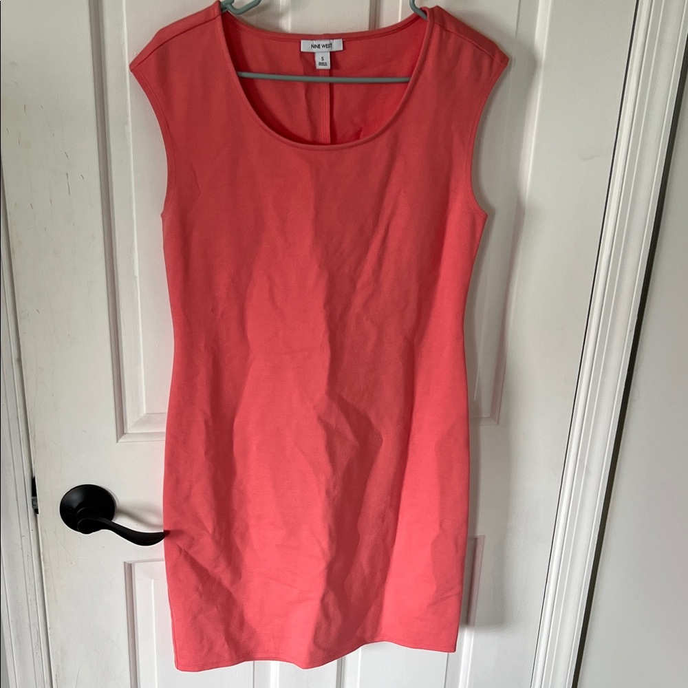 Nine West Coral Sleeveless Dress